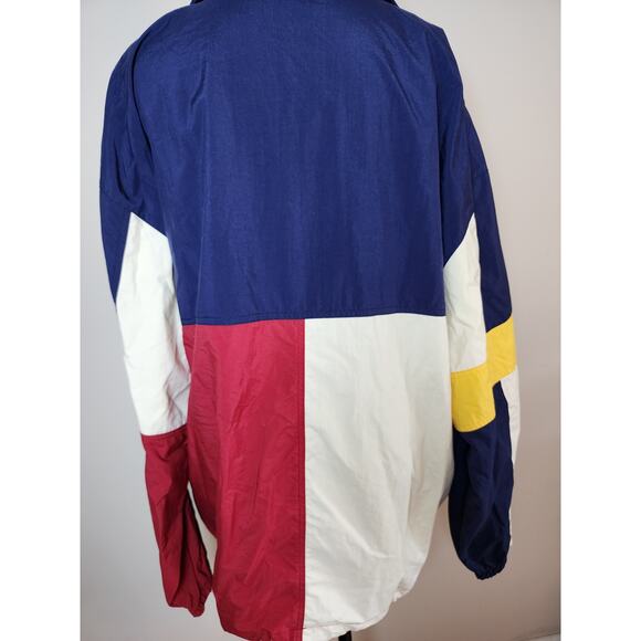 Izod Men's Nautical Colorbock Windbreaker Size Large - Picture 6 of 7